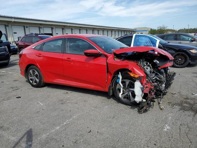 2HGFC2F69MH559722 - 2021 HONDA CIVIC LX RED photo 4