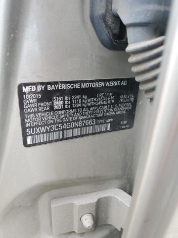 5UXWY3C54G0N87663 - 2016 BMW X3 XDRIVE28D BEIGE photo 13