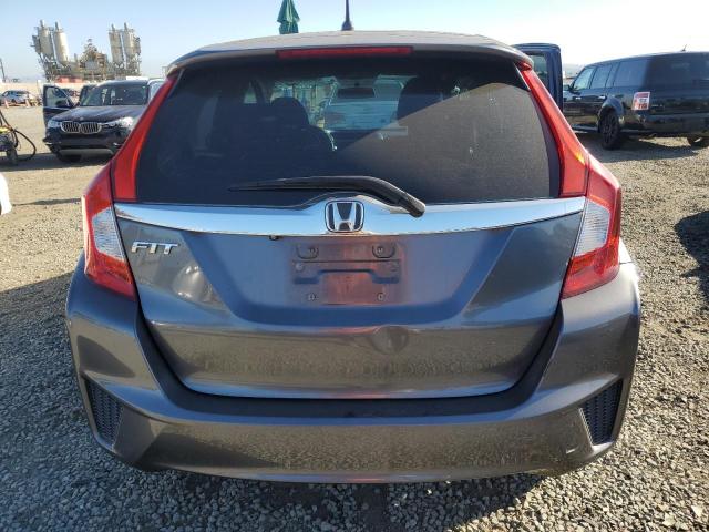 3HGGK5H8XFM713396 - 2015 HONDA FIT EX GRAY photo 6