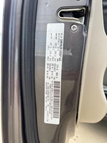 2C4RC1CGXFR601038 - 2015 CHRYSLER TOWN & COU TOURING L GRAY photo 10