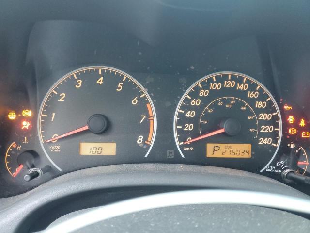 2T1BU40E19C105214 - 2009 TOYOTA COROLLA BASE SILVER photo 9