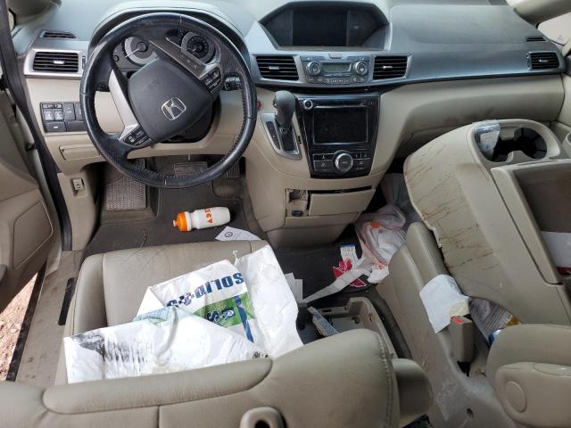 5FNRL5H60FB003950 - 2015 HONDA ODYSSEY EXL WHITE photo 8