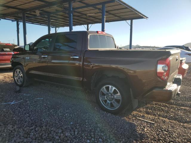 5TFGY5F18EX160713 - 2014 TOYOTA TUNDRA CREWMAX PLATINUM BROWN photo 2