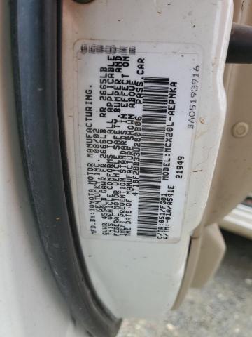 4T1BF28B33U280806 - 2003 TOYOTA AVALON XL 白色 照片 12