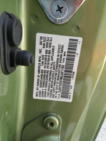 5J6YH28786L021155 - 2006 HONDA ELEMENT EX Grün Foto 13