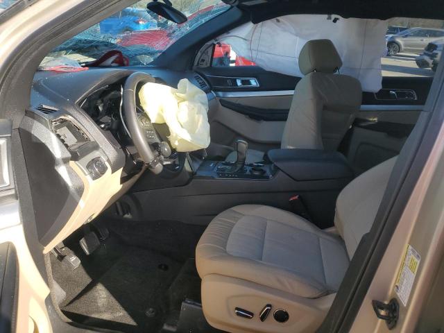 1FM5K7D89HGD00238 - 2017 FORD EXPLORER XLT Ոսկեգույն լուսանկար 7