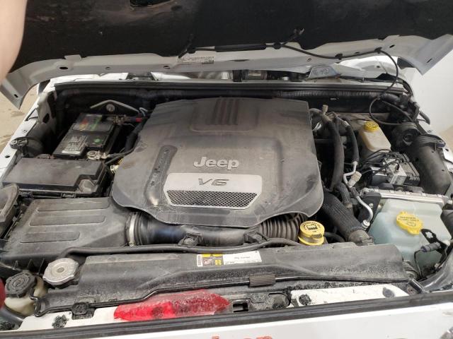 1C4BJWEG6GL260975 - 2016 JEEP WRANGLER U SAHARA თეთრი ფოტო 12