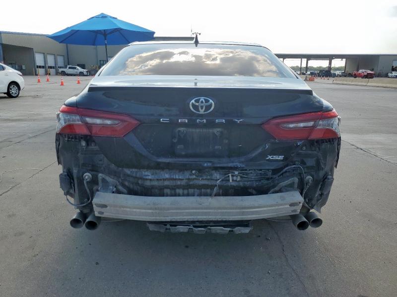 4T1K61AK6NU617539 - 2022 TOYOTA CAMRY XSE BLACK photo 6