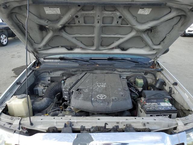 5TEJU62N95Z057731 - 2005 TOYOTA TACOMA DOUBLE CAB PRERUNNER SILVER photo 11