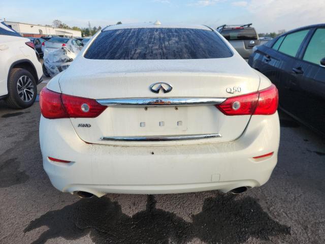 JN1BV7AR0FM405943 - 2015 INFINITI Q50 BASE WHITE photo 6