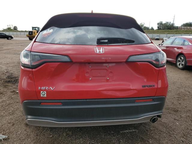 3CZRZ2H51RM706682 - 2024 HONDA HR-V SPORT RED photo 6
