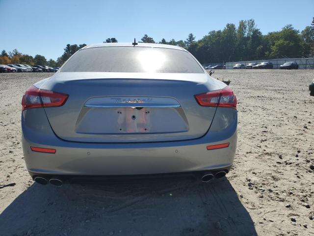 ZAM57RTA1F1130779 - 2015 MASERATI GHIBLI S SILVER photo 6
