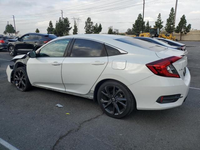 19XFC2F84KE214882 - 2019 HONDA CIVIC SPORT WHITE photo 2