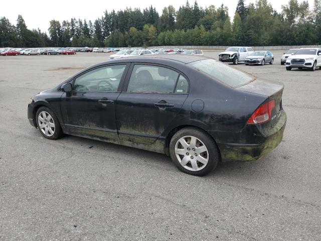 1HGFA16547L078131 - 2007 HONDA CIVIC LX BLACK photo 2