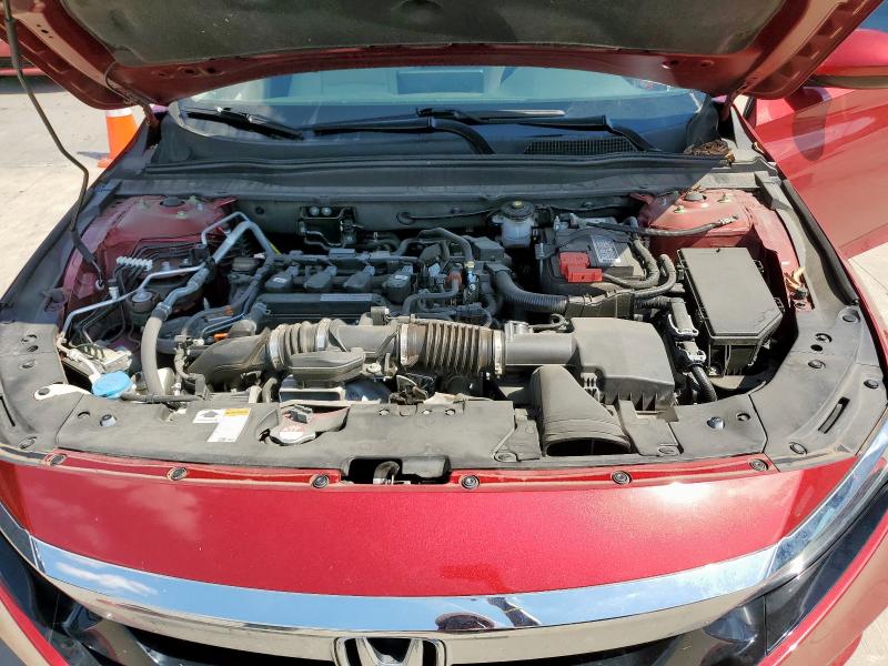1HGCV1F10KA097218 - 2019 HONDA ACCORD LX წითელი ფოტო 11