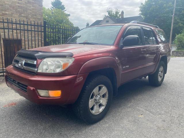 JTEBU14R358028715 - 2005 TOYOTA 4RUNNER SR5 BURGUNDY photo 2