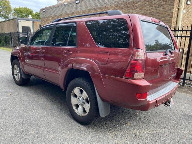 JTEBU14R358028715 - 2005 TOYOTA 4RUNNER SR5 BURGUNDY photo 3