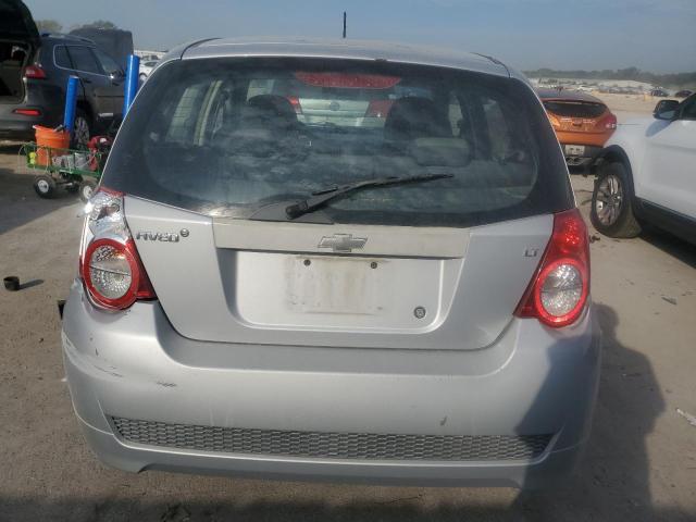 KL1TD66E39B658850 - 2009 CHEVROLET AVEO LS SILVER photo 6