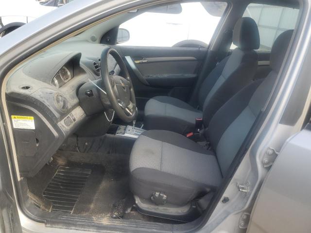 KL1TD66E39B658850 - 2009 CHEVROLET AVEO LS SILVER photo 7