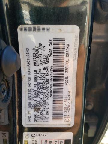 1NXBR32E38Z946196 - 2008 TOYOTA COROLLA CE 黑色 照片 12