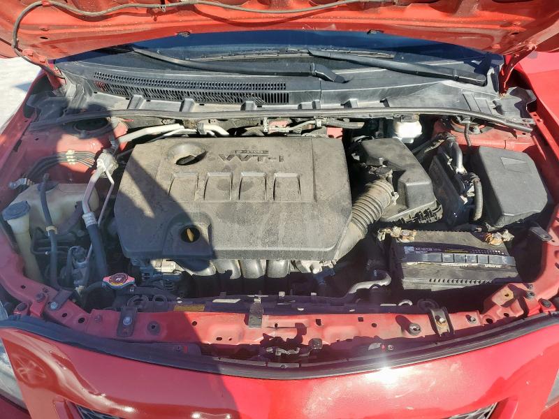 1NXBU4EE6AZ224923 - 2010 TOYOTA COROLLA BASE Qırmızı foto 11