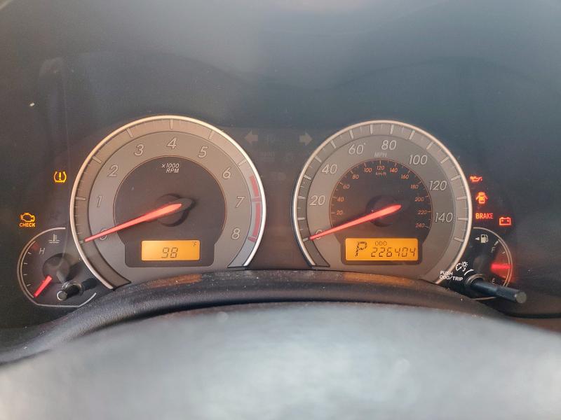 1NXBU4EE6AZ224923 - 2010 TOYOTA COROLLA BASE Qırmızı foto 9