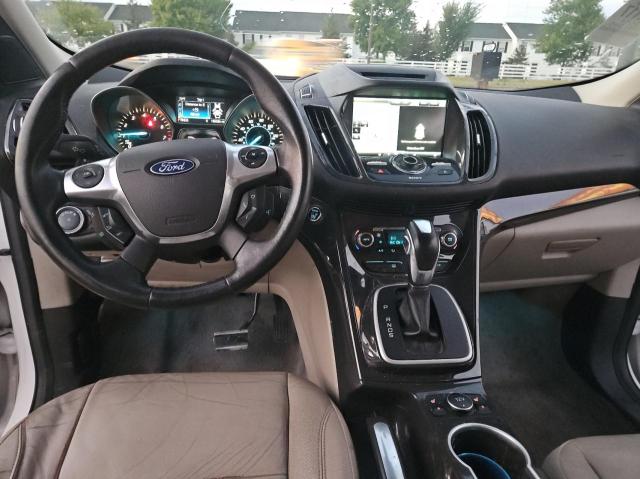 1FMCU9J93EUB52059 - 2014 FORD ESCAPE TITANIUM WHITE photo 9