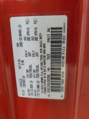 1B7HC13Y2XJ522358 - 1999 DODGE RAM 1500 红色 照片 13