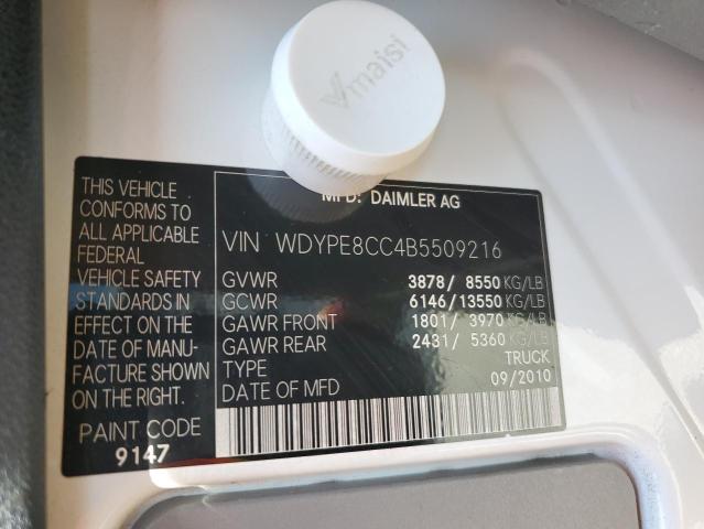 WDYPE8CC4B5509216 - 2011 MERCEDES-BENZ SPRINTER 2500 თეთრი ფოტო 12