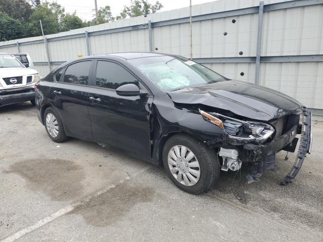 3KPF24AD9ME277854 - 2021 KIA FORTE FE BLACK photo 4