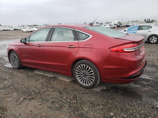 3FA6P0HD0JR253520 - 2018 FORD FUSION SE 栗色 照片 2