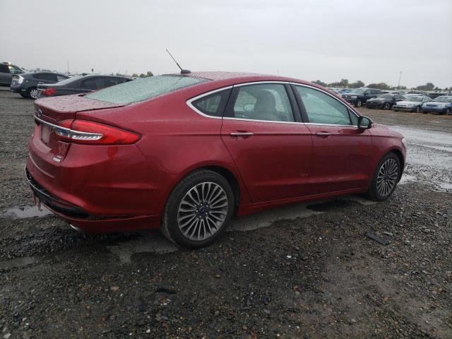 3FA6P0HD0JR253520 - 2018 FORD FUSION SE 栗色 照片 3