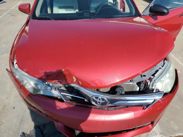 4T4BF1FK8CR160020 - 2012 TOYOTA CAMRY BASE RED photo 11