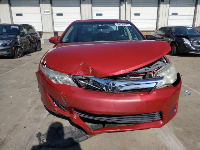 4T4BF1FK8CR160020 - 2012 TOYOTA CAMRY BASE RED photo 5