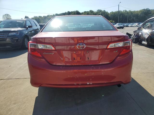 4T4BF1FK8CR160020 - 2012 TOYOTA CAMRY BASE RED photo 6