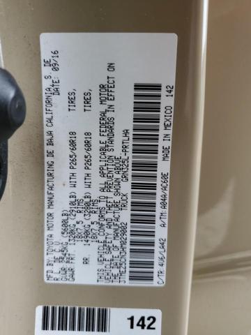 3TMEZ5CN3HM029002 - 2017 TOYOTA TACOMA DOUBLE CAB 棕色 照片 12