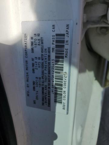 JM1BM1W70F1235413 - 2015 MAZDA 3 GRAND TOURING თეთრი ფოტო 12