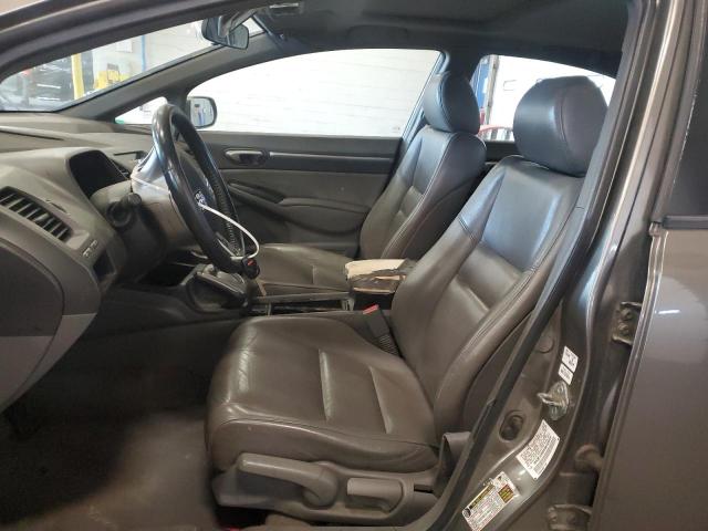 2HGFA16958H326131 - 2008 HONDA CIVIC EXL GRAY photo 7