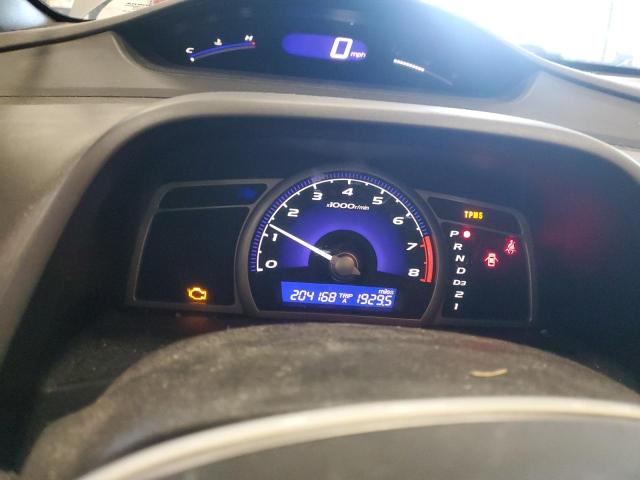 2HGFA16958H326131 - 2008 HONDA CIVIC EXL GRAY photo 9