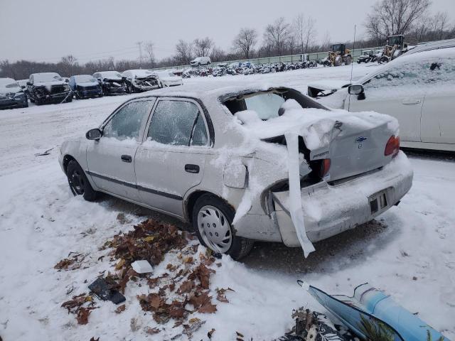 1Y1SK528XYZ420547 - 2000 CHEVROLET GEO PRIZM BASE SILVER photo 2