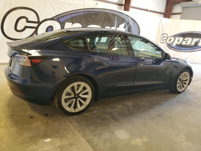 5YJ3E1EA9NF371916 - 2022 TESLA MODEL 3 蓝色 照片 3