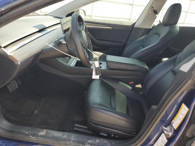 5YJ3E1EA9NF371916 - 2022 TESLA MODEL 3 蓝色 照片 7