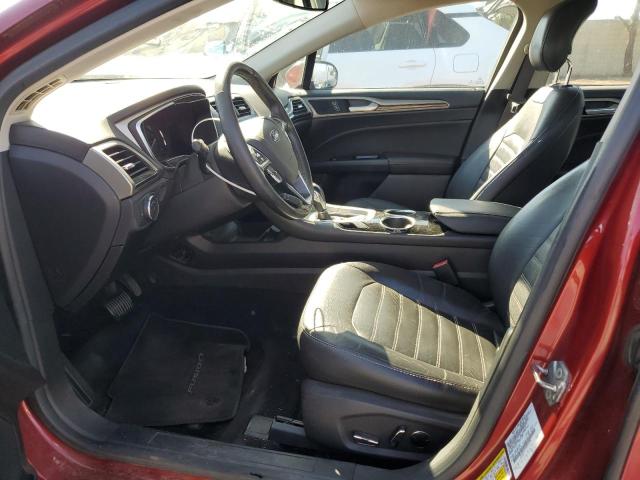 3FA6P0LU1DR247978 - 2013 FORD FUSION SE HYBRID Бордовый фото 7