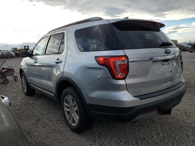 1FM5K8D88KGA38175 - 2019 FORD EXPLORER XLT Silber Foto 2