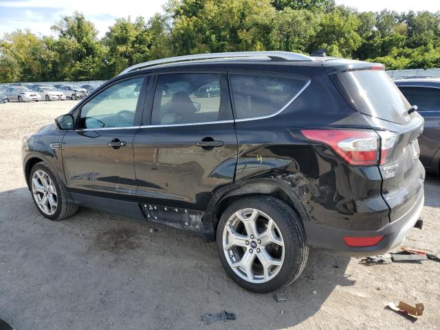 1FMCU9J95JUD09939 - 2018 FORD ESCAPE TITANIUM Czarny zdjęcie 2