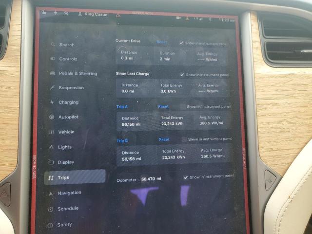 5YJSA1E22JF265110 - 2018 TESLA MODEL S WHITE photo 9