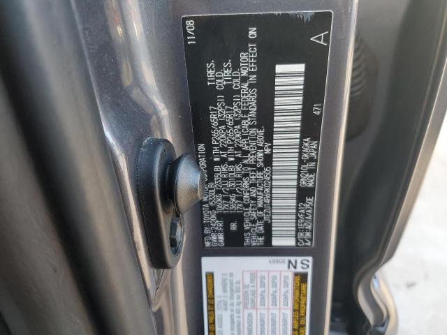 JTEZU14R69K024505 - 2009 TOYOTA 4RUNNER SR5 GRAY photo 13