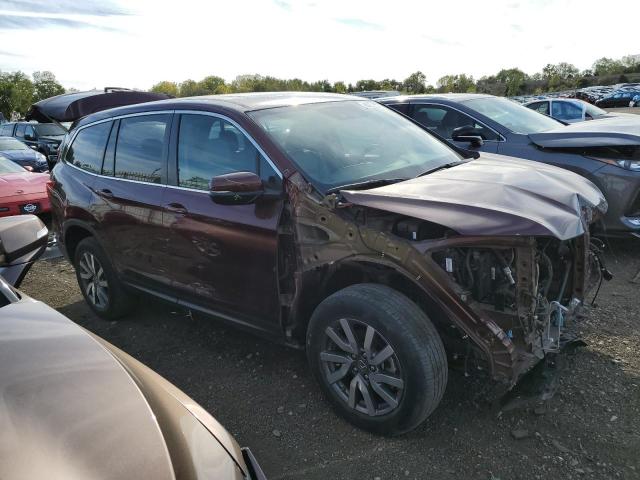 5FNYF6H59LB006258 - 2020 HONDA PILOT EXL 勃艮第红 照片 4