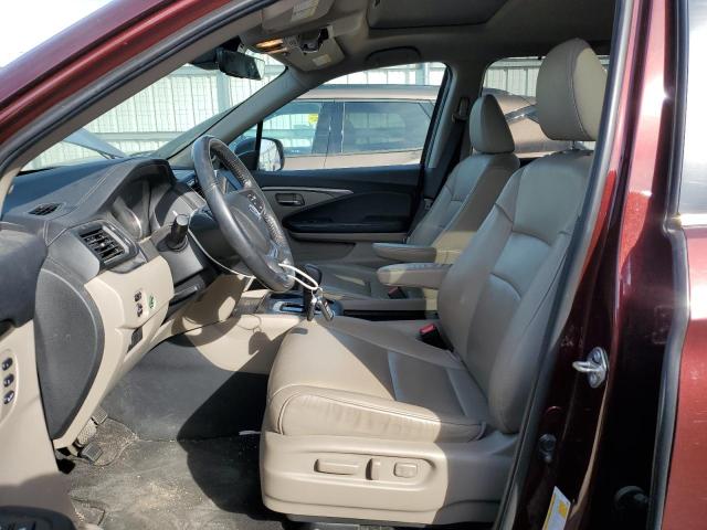 5FNYF6H59LB006258 - 2020 HONDA PILOT EXL 勃艮第红 照片 7