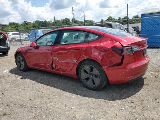 5YJ3E1EA6PF680116 - 2023 TESLA MODEL 3 RED photo 2